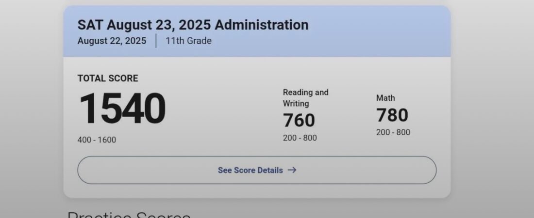 From 1240 to 1540: A 300-Point SAT Score Improvement Case Study