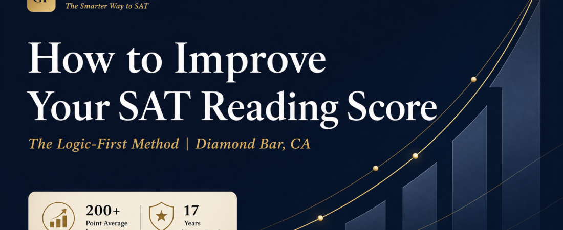 How to Improve Your SAT Reading Score: A Diamond Bar Tutor’s Complete Method Guide